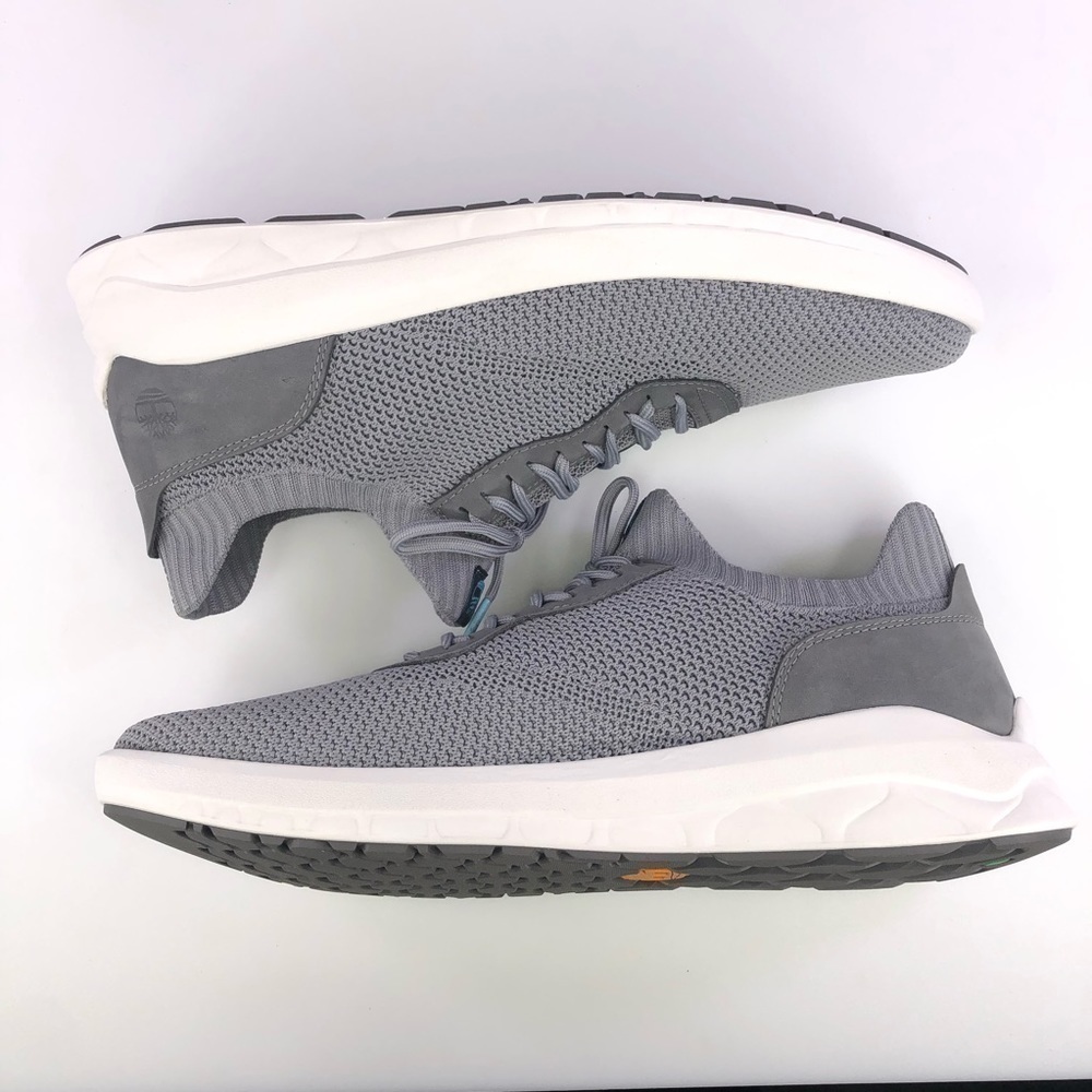Timberland Broadstreet Ultra Medium Grey Knit Oxford Shoes - Picture 3 of 8